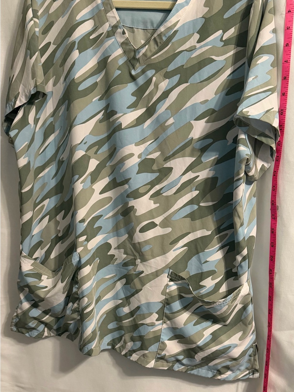 Easy Stretch camouflage nursing care top